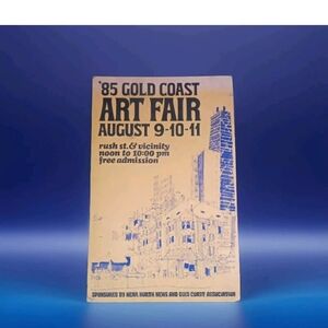 1985 Gold Coast Fair Cardboard Poster
